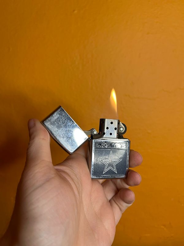 2008 Worn Dallas Cowboys Zippo Lighter