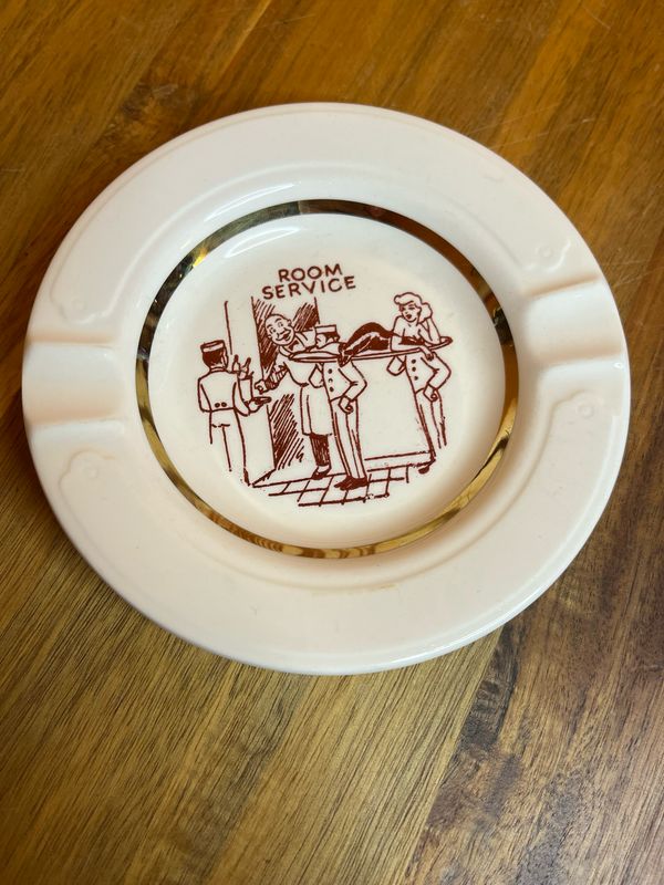 Room Service Adult Humor Ashtray