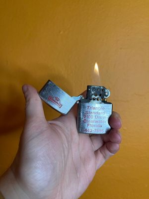 Standard Oil Triangle Standard Clearwater FL Flip Top Lighter