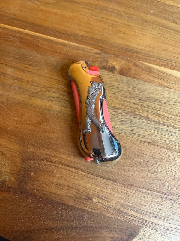 Golfer BIC Lighter Cover Sleeve