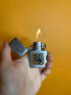 Company D 1st Battle Group 28th US Infantry Lions Of Catigny Military Flip Top Lighter