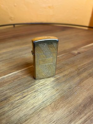 1983 Customized ‘LC Love Glenna’ Golden Zippo Slim Lighter