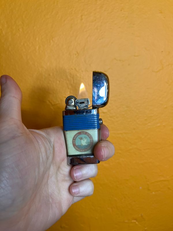 US Naval Air Station Pensacola FL Scripto Lighter