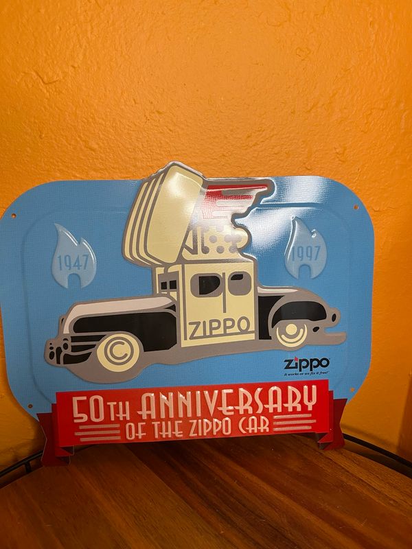 1997 50th Anniversary Zippo Car Wall Hanger