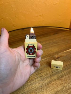 St Louis 1948 National Encampment Military Capped Lighter