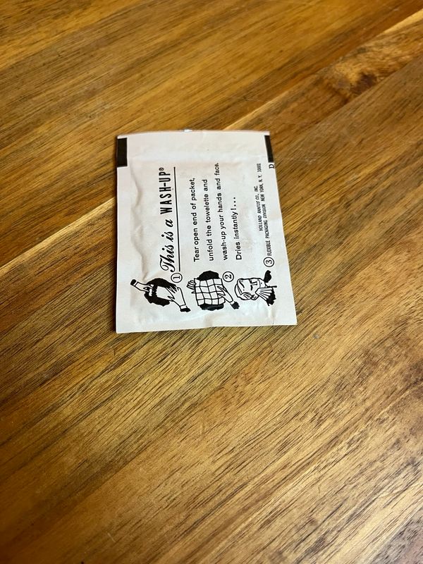 Original Playboy Club Finger Bowl Wash Up Hand Wipe