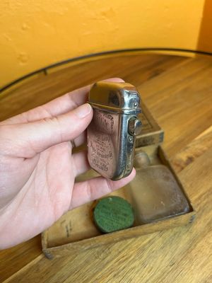 1800s Magic Pocket Lamp Cigar Lighter Original Box Set AS IS