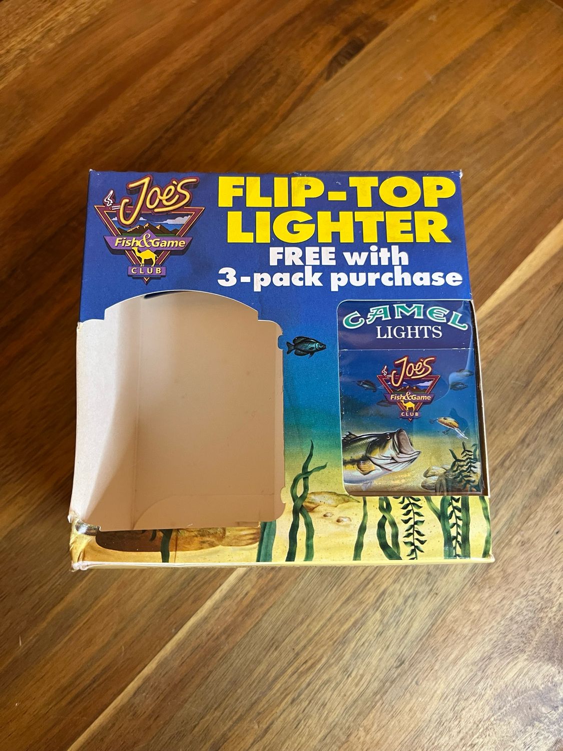 Camel Joe’s Fish &amp; Game Club Flip Top Lighter AS IS