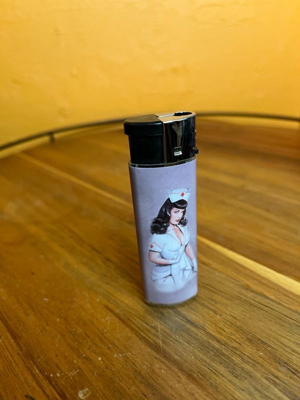 Y2K Bettie Page Nurse DISPOSABLE Lighter