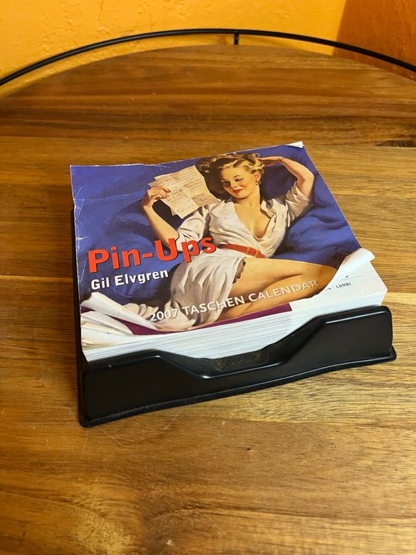 2007 Gil Elvgren Pinups Taschen Calendar AS IS