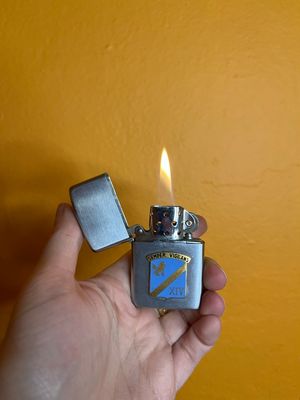 14th US ASA Field Station Far East’s Finest Military Flip Top Lighter
