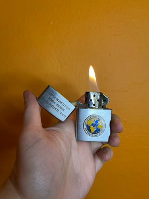 USS Alstede AF-48 Service Force US Atlantic Fleet Military Flip Top Lighter