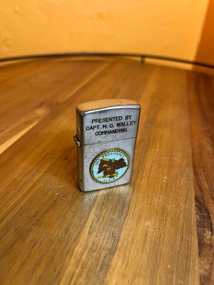 USS Providence CLG-6 Presented By Capt MC Walley Commanding Military Flip Top Lighter