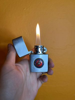 US Marine Corps III Mar Amph Force SNCO Club Military Flip Top Lighter