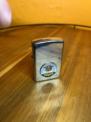 USS Boxer Vulcan Brand Military Flip Top Lighter