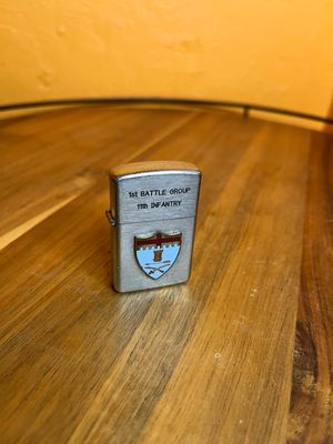 1st Battle Group 11th Infantry Military Flip Top Lighter