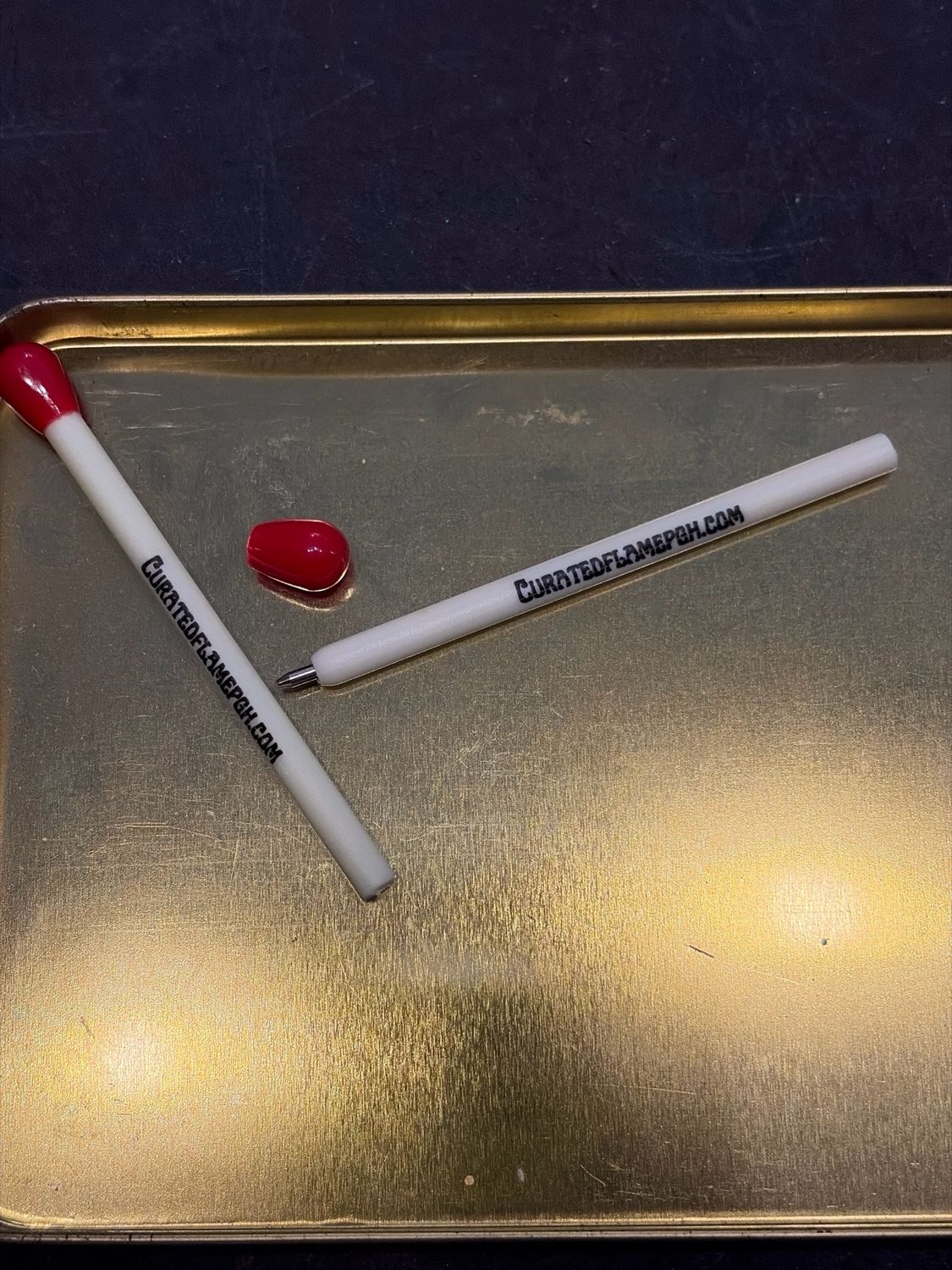 Curated Flame Match Pens