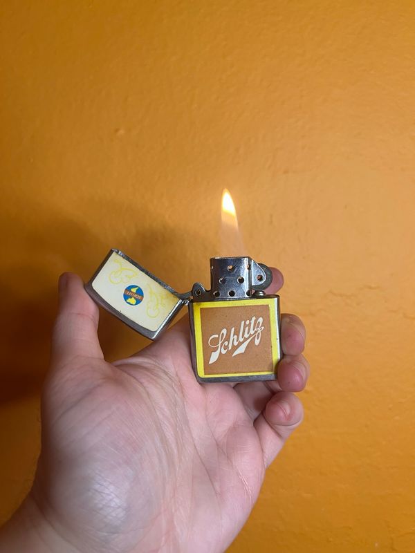 Schlitz Beer Flip Top Lighter