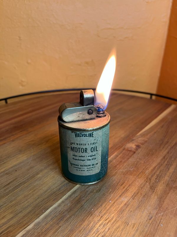 Made In Germany Valvoline Gasoline Can Table Lighter