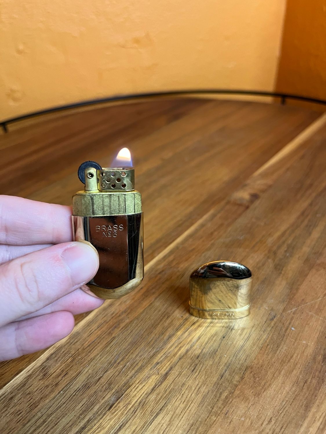 Brass No6 Capsule Lighter
