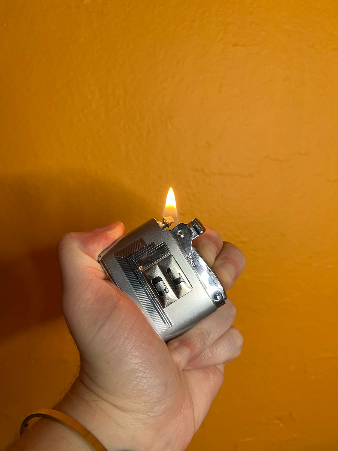 Customized ‘JC’ Stebco Flat Lighter
