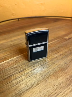 1997 Customized ‘BLW’ Black Pane Zippo Lighter