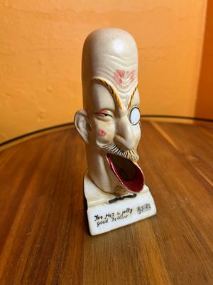 Choir Singer Caricature Head Made In Occupied Japan Ashtray