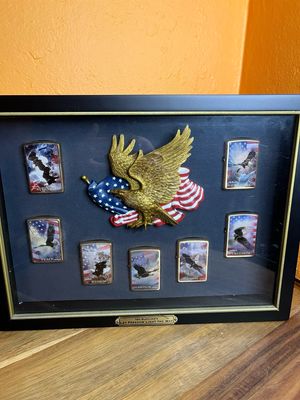 2014 Ted Blaylock’s Let Freedom Ring Collection Full Unstruck Zippo Lighter Box Set