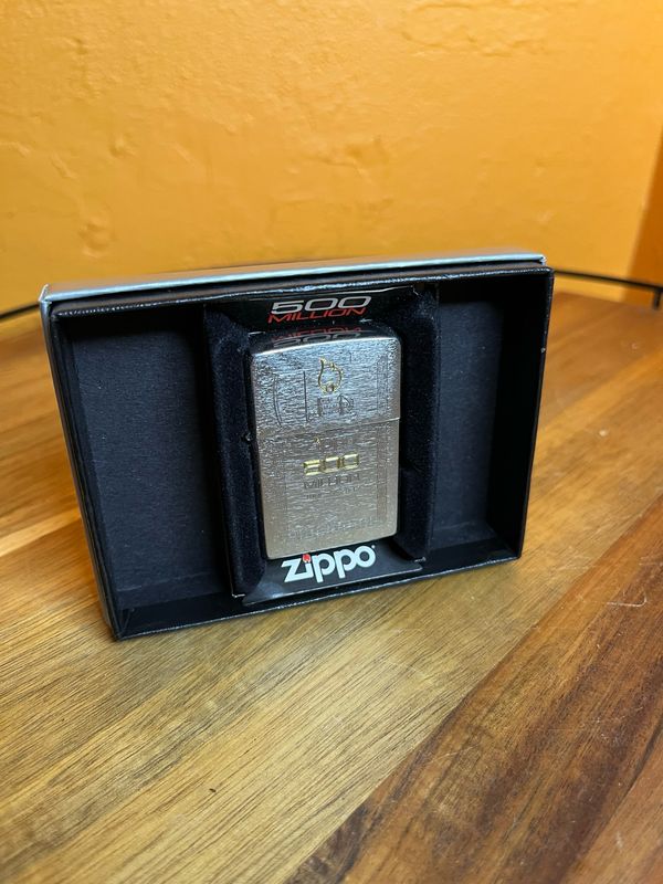 2012 500 Million Sealed Unstruck Zippo Lighter
