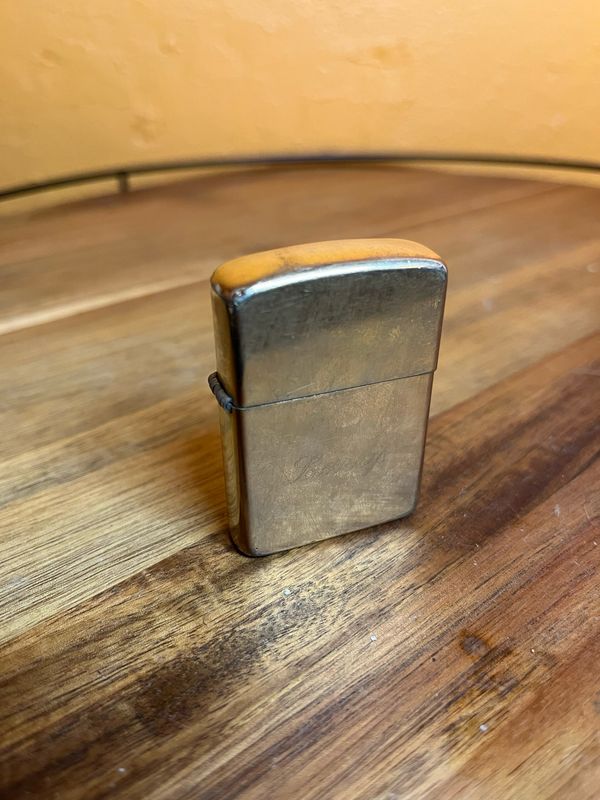 1965 Customized ‘Larry June 15 1964 Love Ella’ 10k Gold Zippo Lighter