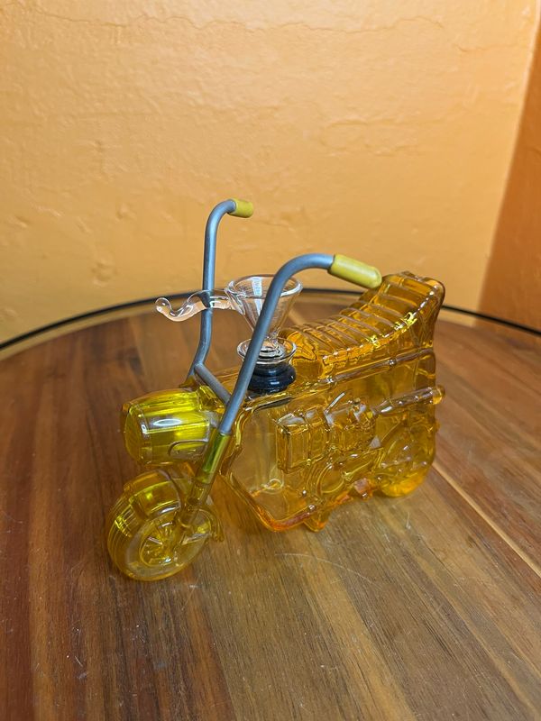 Upcycled Motorcycle Bottle Bong