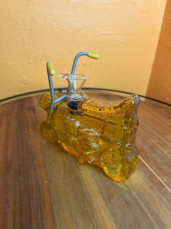 Upcycled Motorcycle Bottle Bong