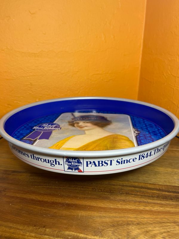 Pabst Blue Ribbon Rolling Tray