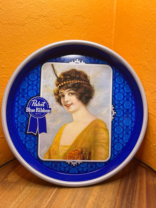 Pabst Blue Ribbon Rolling Tray