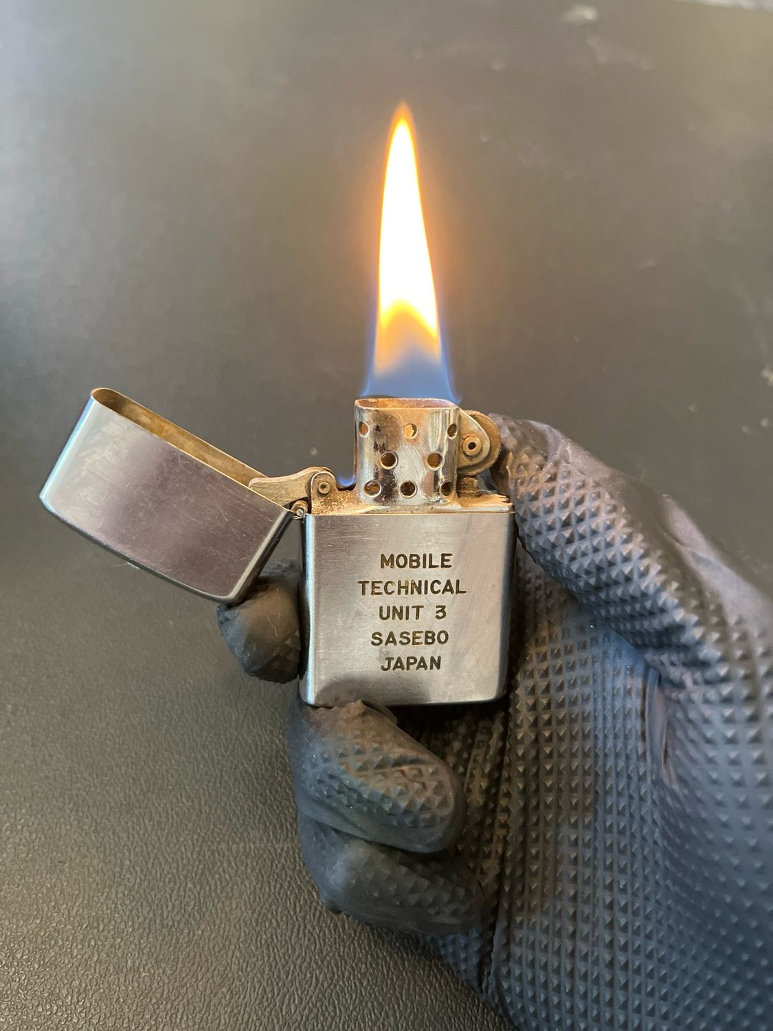 MOTU Logo Flip Top Lighter