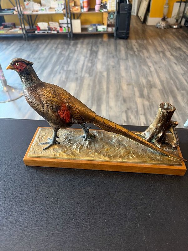Pheasant Striker Permanent Match Table Lighter