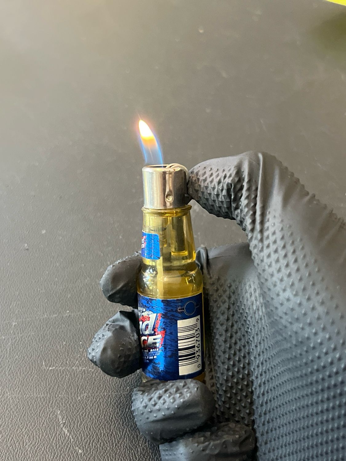 Bud Ice Beer Bottle Butane Lighter (Non-Refillable)