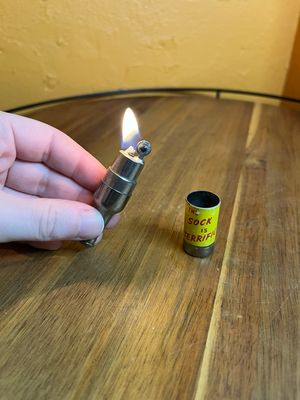 Bull Dog Lager Beer Bottle Lighter
