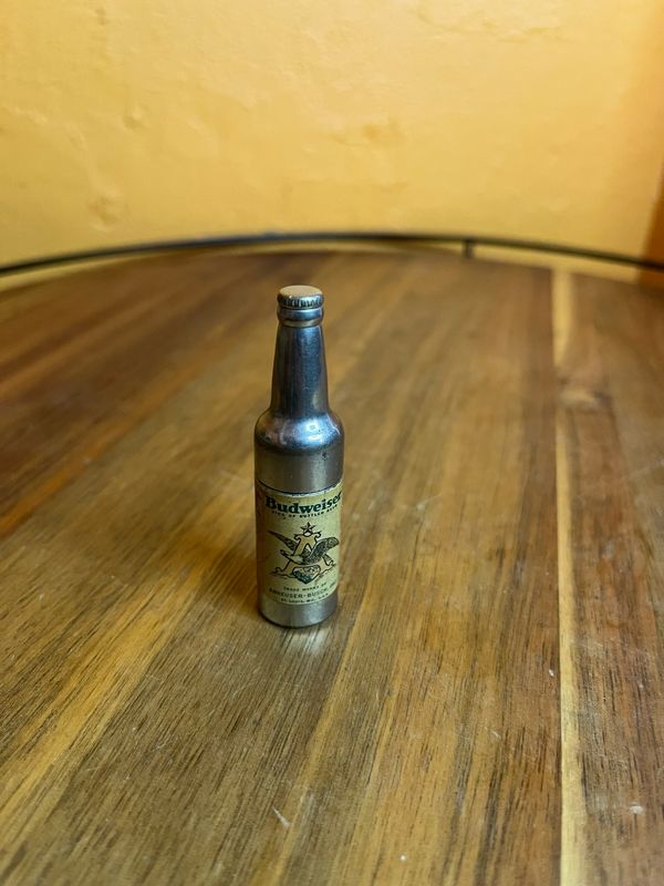 Kem Co Faded Budweiser Bottle Lighter
