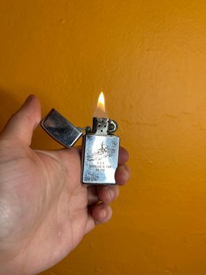 1970 USS Douglas H Fox DD 779 Military Zippo Slim Lighter