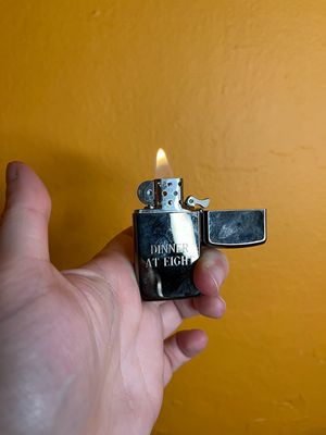 2014 Customized ‘DWI / Dinner At Eight’ Zippo Slim Lighter