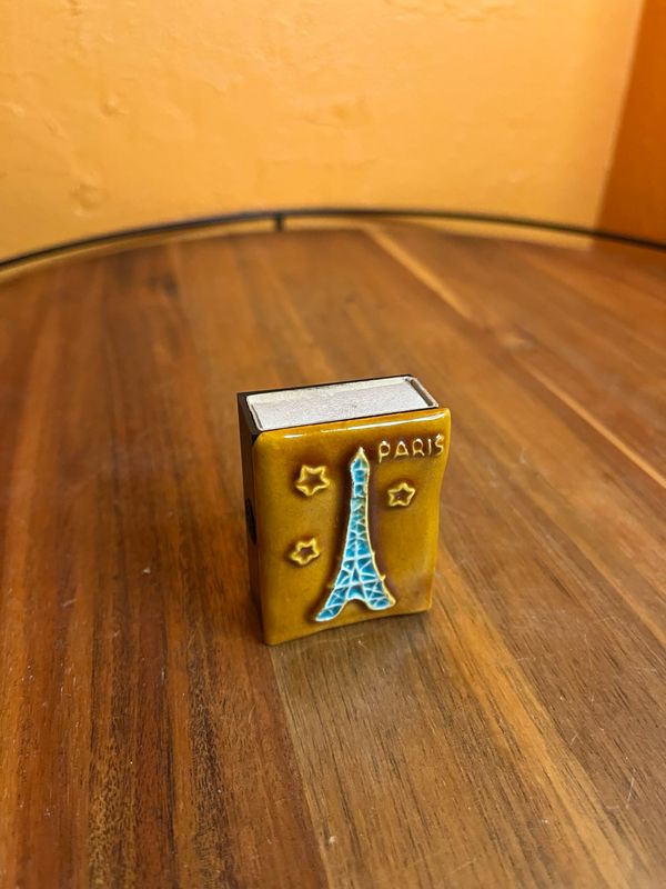Paris Souvenir Matchbox Holder