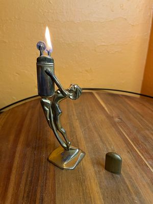 MEB German Art Deco Woman Table Lighter