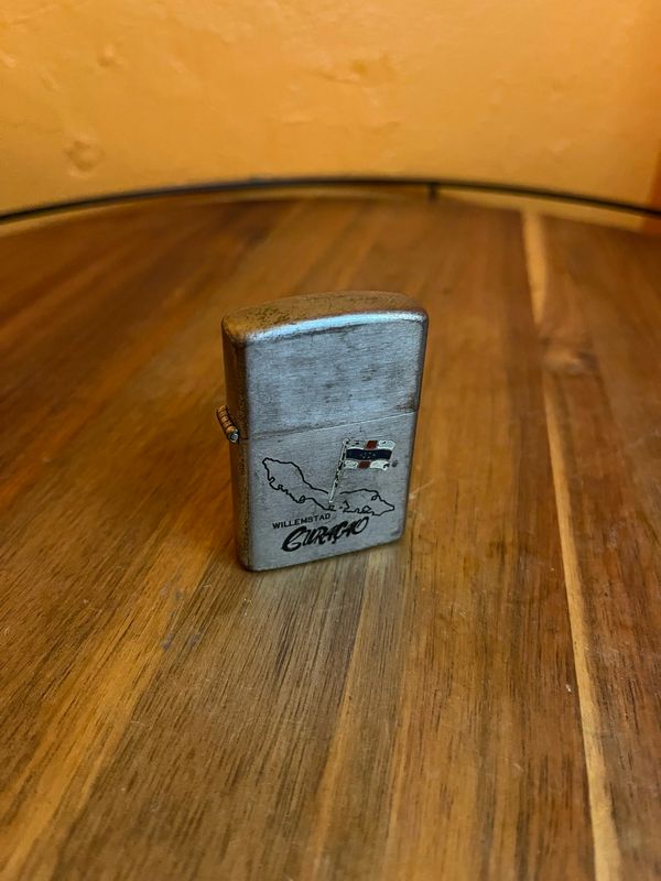 Willemstad Curaçao Souvenir Flip Top Lighter
