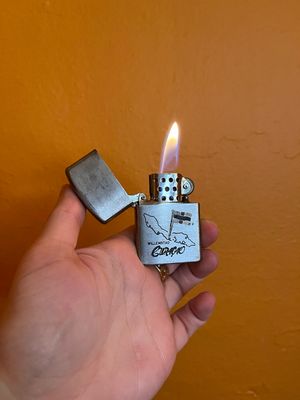 Willemstad Curaçao Souvenir Flip Top Lighter