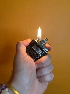 Customized ‘EEP’ Leather Ronson Standard Lighter