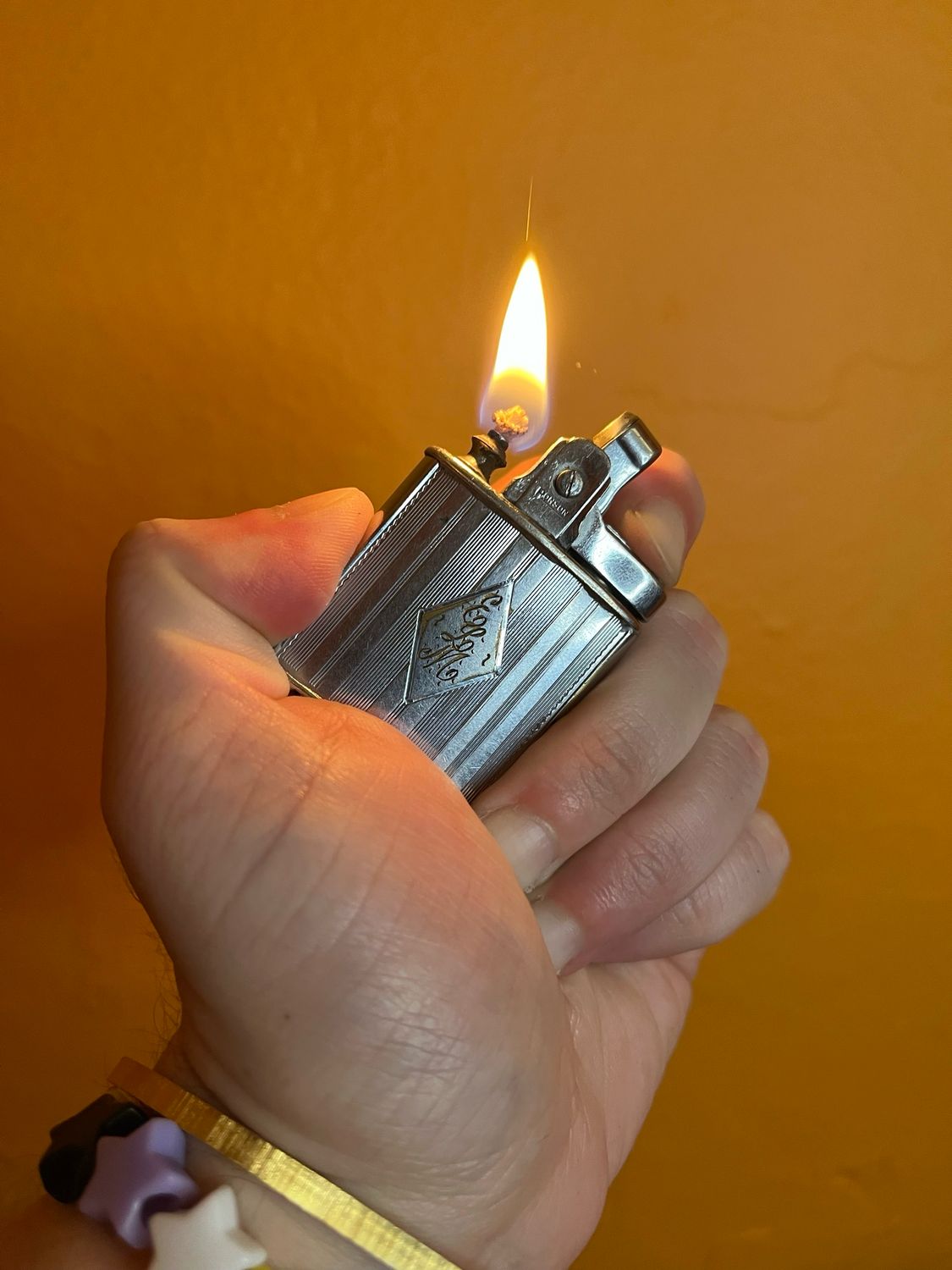 Customized ‘ELM’ Ronson Lighter