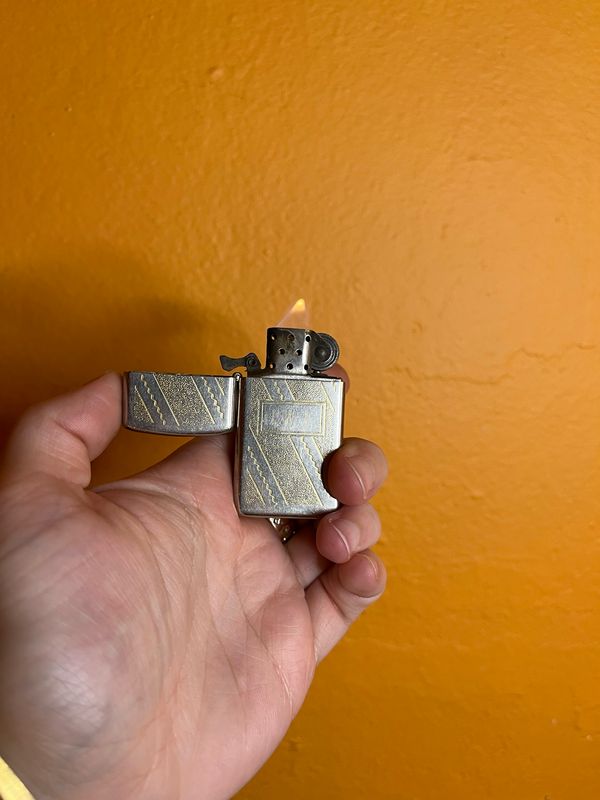 1981 Customized ‘JWE X-Mas 1982’ Zippo Slim Lighter