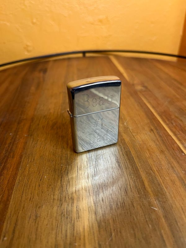 2005 Customized ‘Beau #1 Dad’ Zippo Lighter