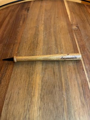 Souvenir Of Leavenworth Kansas Wooden Mechanical Pencil